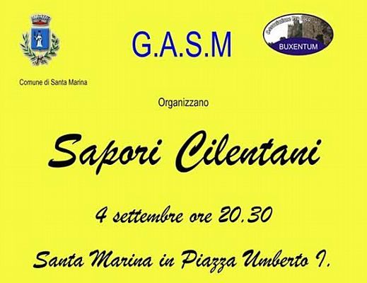 02092015 sapori cilentani locandina