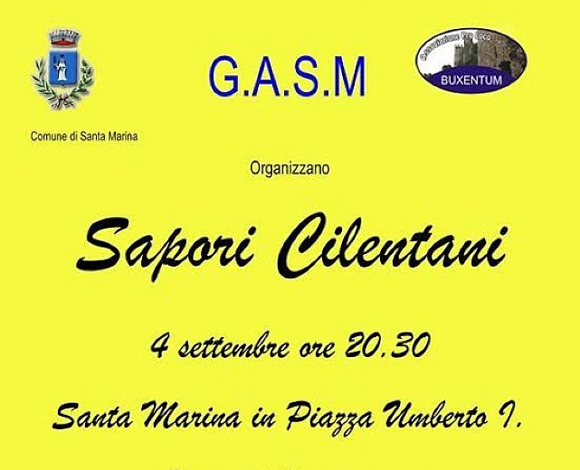 02092015 sapori cilentani locandina