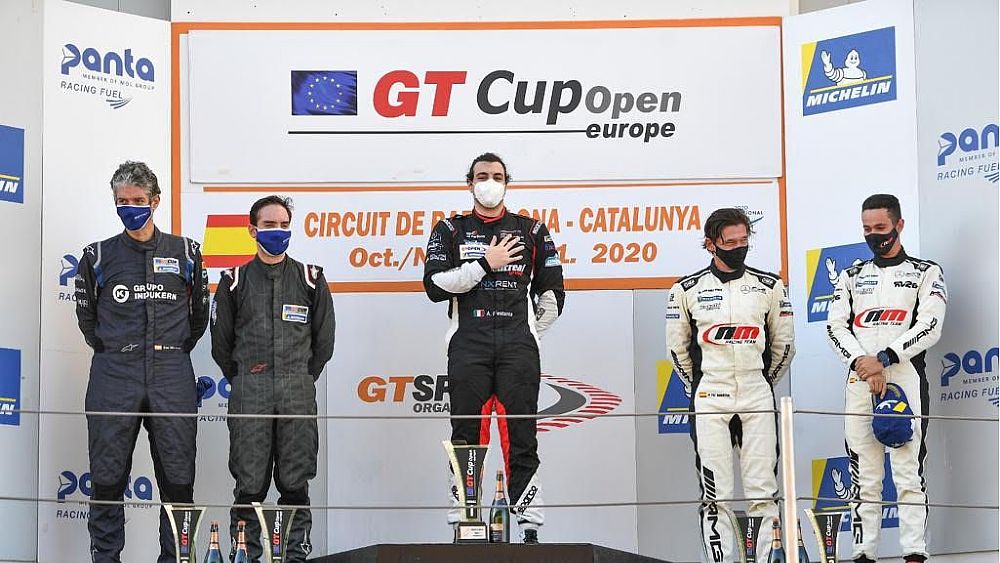 02112020 Aldo Festante sul podio a Barcellona