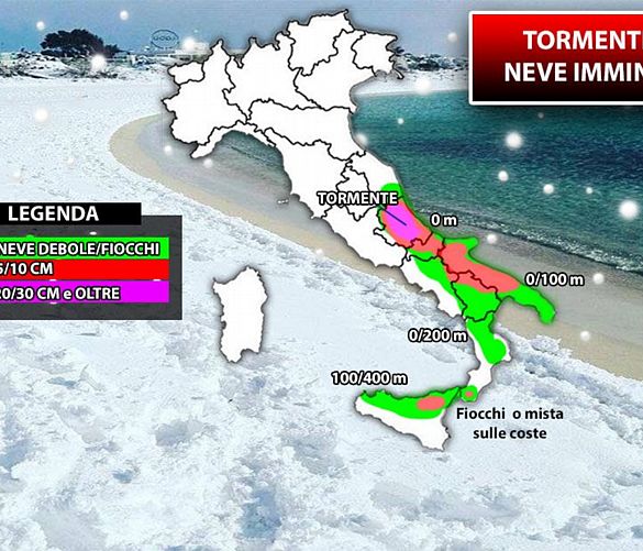 03012019 crollo termico italia neve
