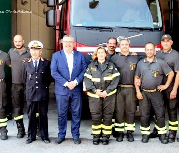 03062020 foto archivio sindaco Coppola e comandante D'Eliseo