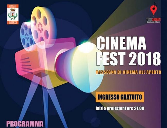 03072018 cinema sotto le stelle baronissi