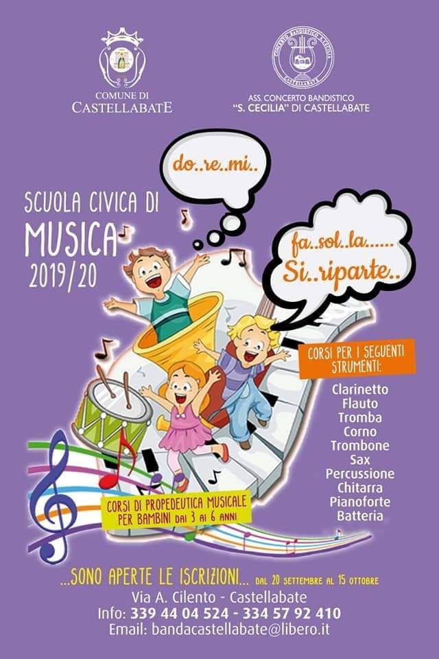 locandina scuola musica