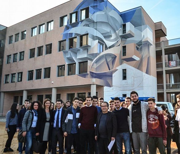 03122017 Foto con il dirigente murales
