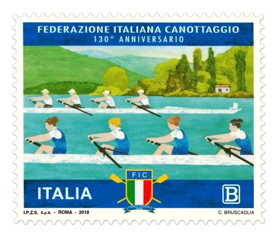 francobollo canottaggio