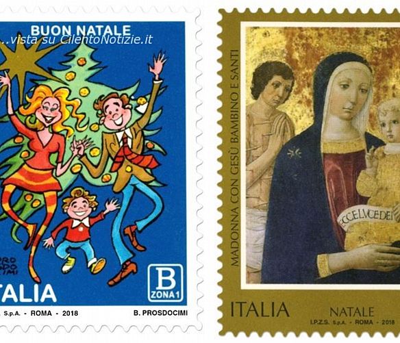 03122018 francobolli poste santo natale
