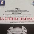 Spettacoli-eventi foto - 04042016 locandina cultura teatrale