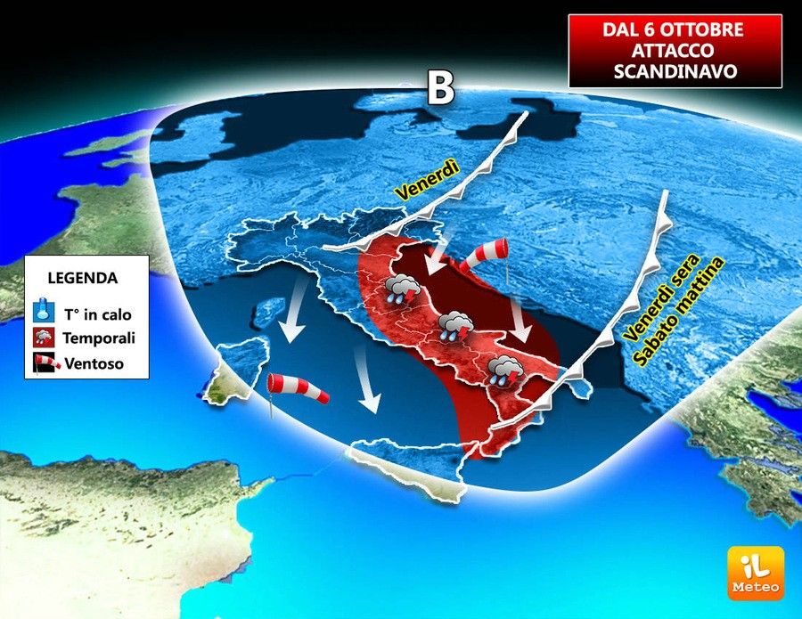 meteo italia freddo in arrivo