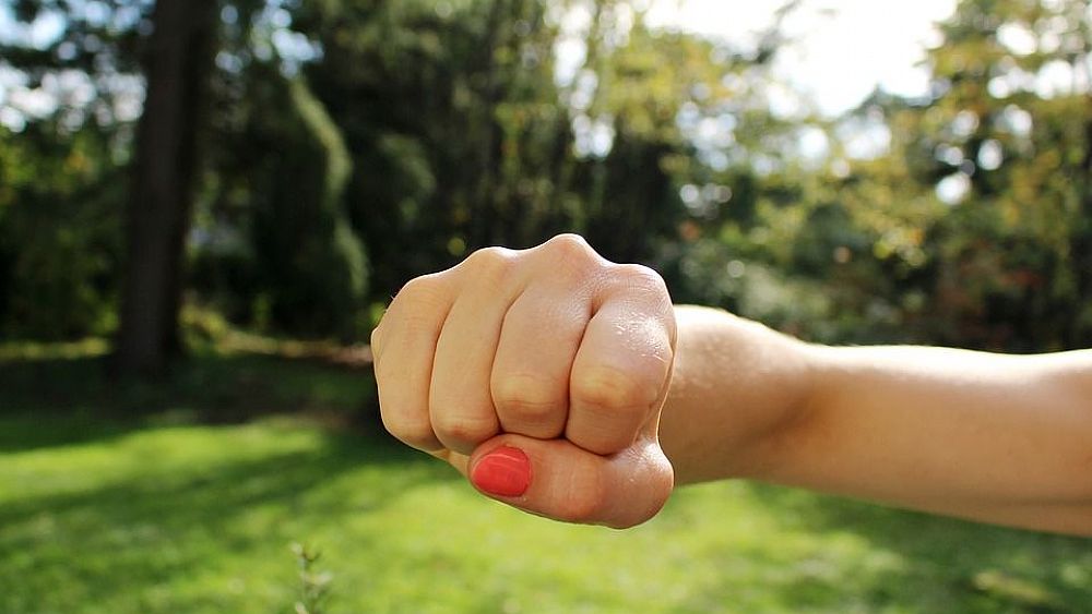 04102019 violenza pugno