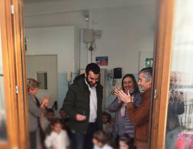04112017 Sindaco Milano e consigliera Gargano  visita scuola