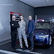 Spettacoli-eventi foto - 04122017 FOTO LETTIERI TORTORA MODELLA CON GIULIA ALFA ROMEO
