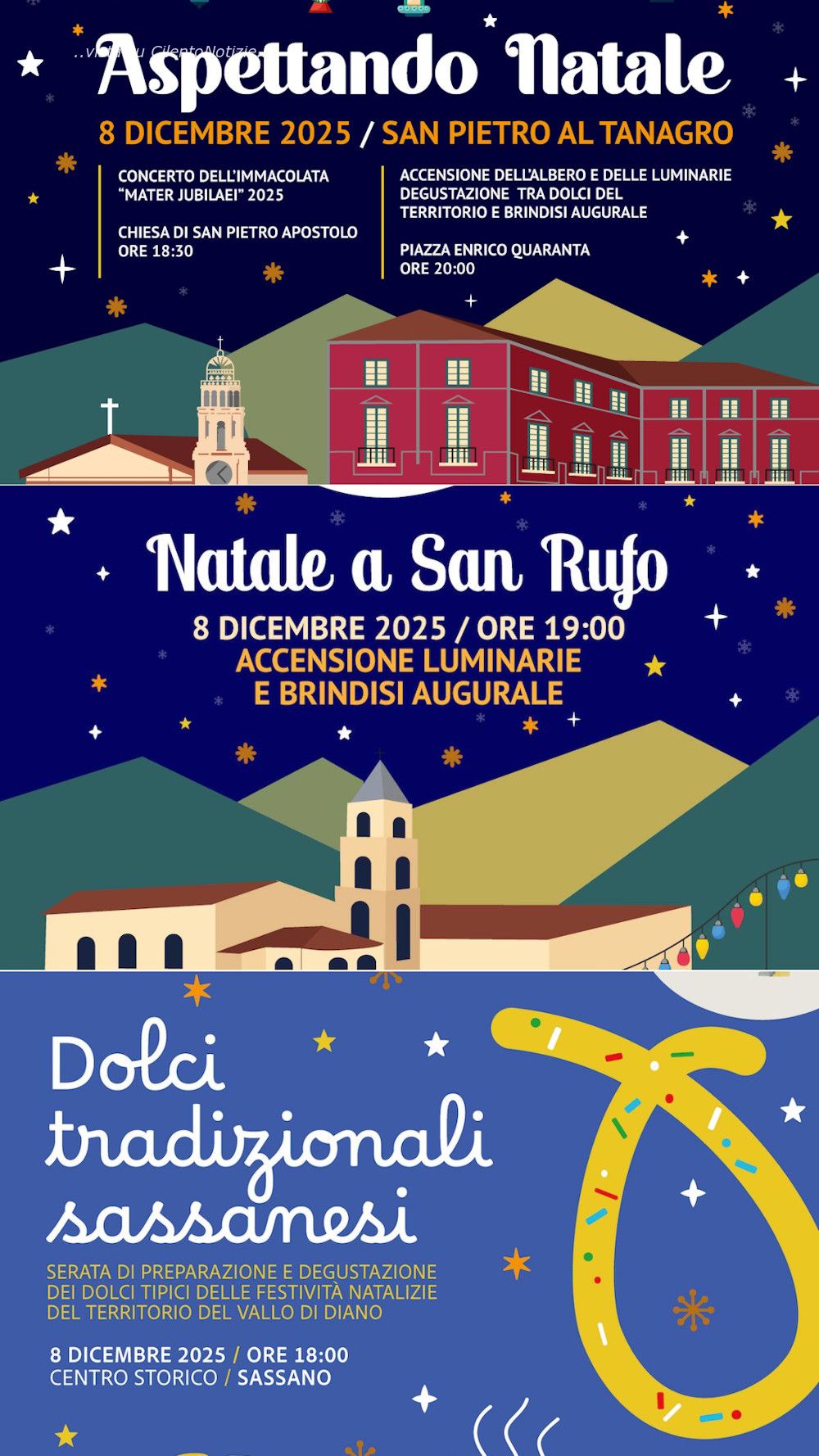 gli eventi natale 2025 nel vallo di diano