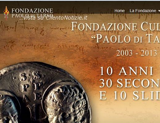05012014 fondazione paolo di tarso