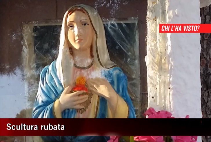 madonnina rubata a montecorice