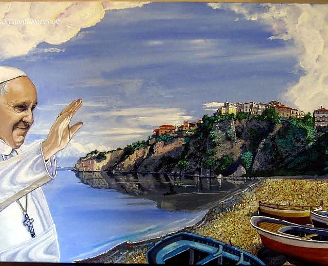 05052014 dipinto papa francesco agropoli
