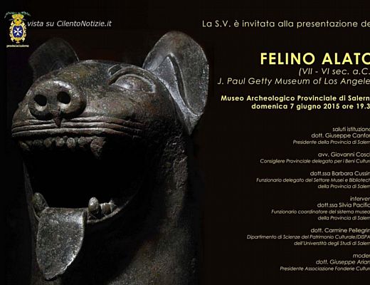 05062015 felino alato archeologia