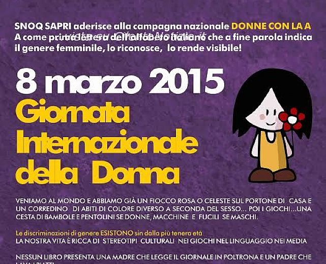 06032015 giornata della donna se non ora quando