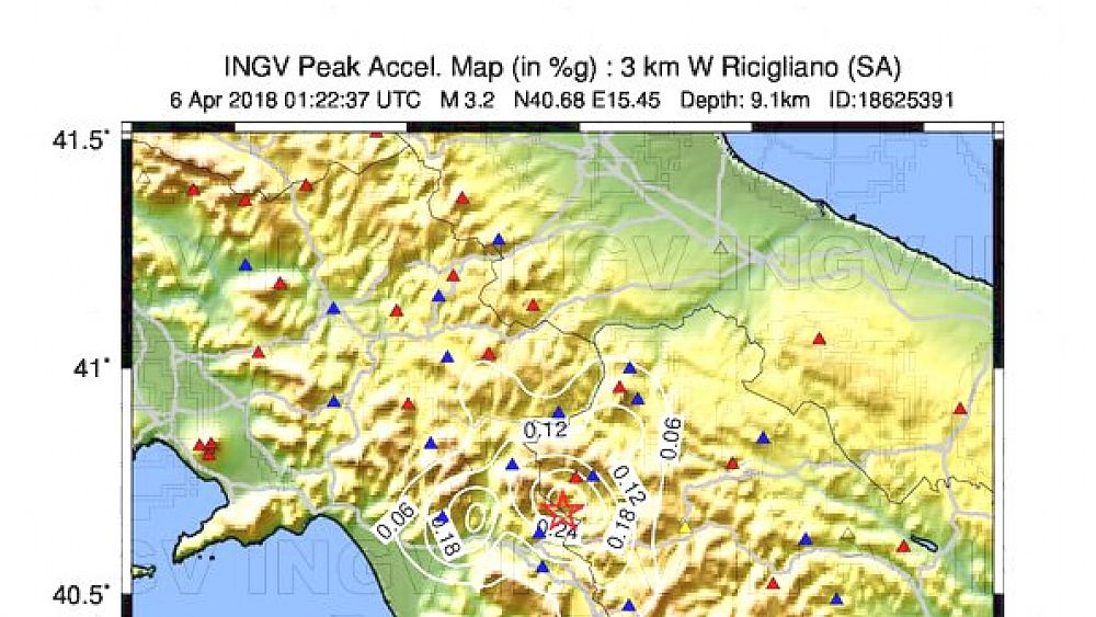 06042018 scossa ricigliano