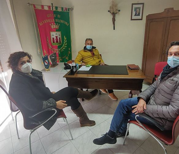 06042021 bilotti e cammarano con il sindaco marra