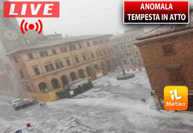 tempesta in atto al nord