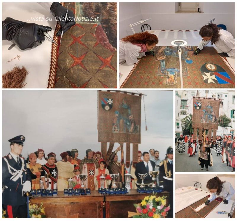 restauro gonfaloni amalfi