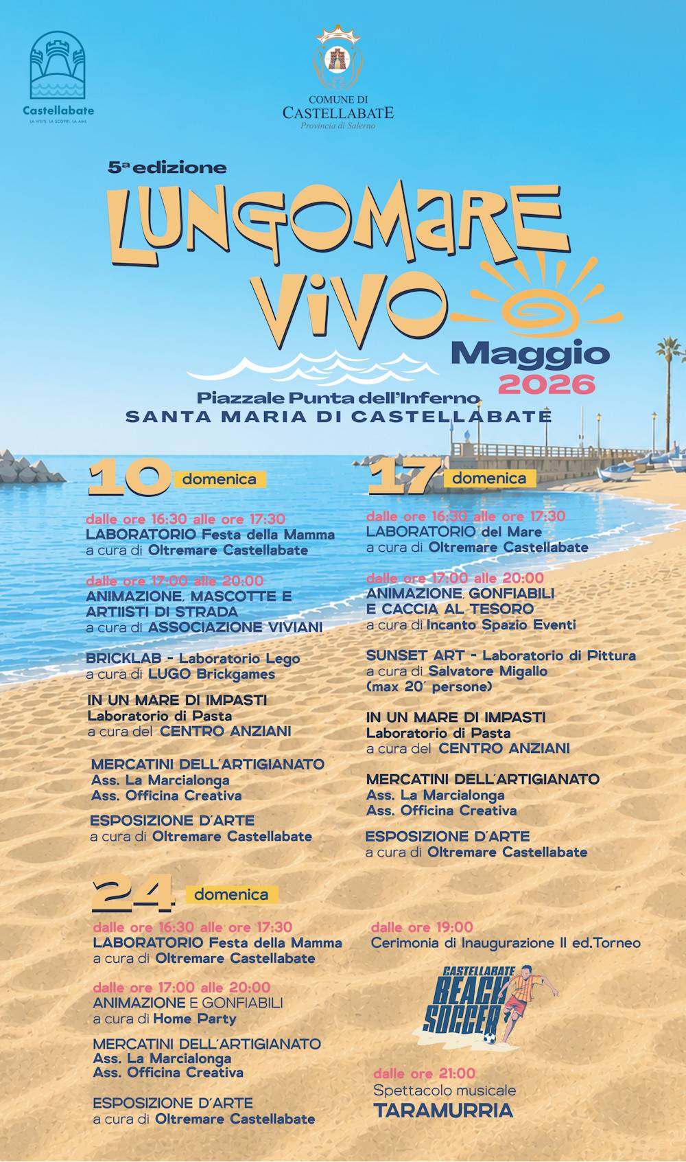 lungomare vivo locandina eventi
