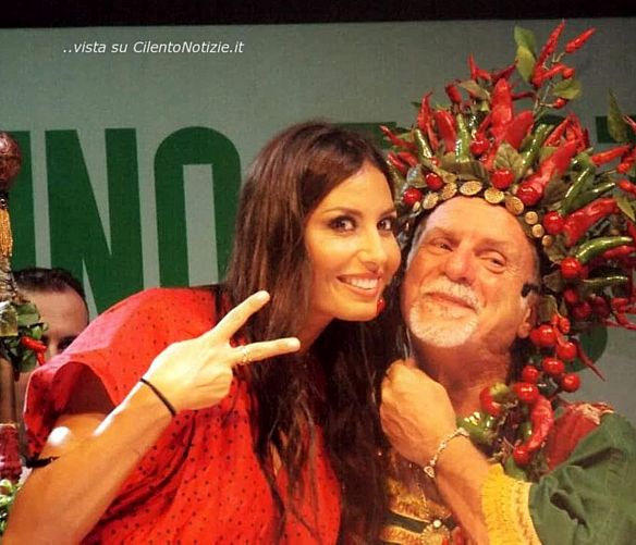 Tonino-Luppino foto - 06092018 Elisabetta Gregoraci con l'attore calabrese Gianni Pellegrino