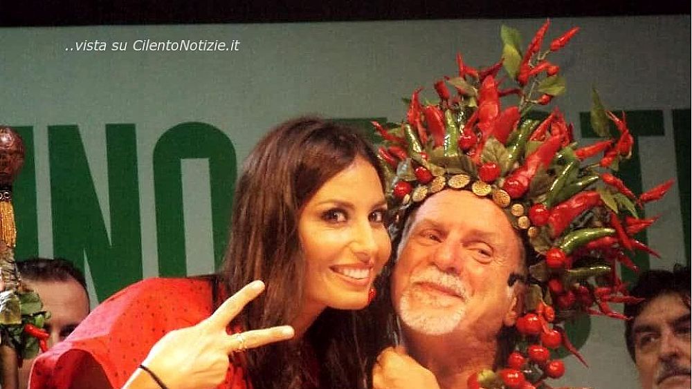 06092018 Elisabetta Gregoraci con l'attore calabrese Gianni Pellegrino 06092018 Elisabetta Gregoraci con l'attore calabrese Gianni Pellegrino