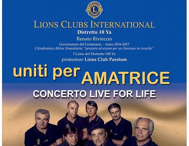 06112016 Lions Club Paestum   Live for Life