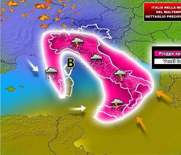 06112017 italia maltempo questa settimana