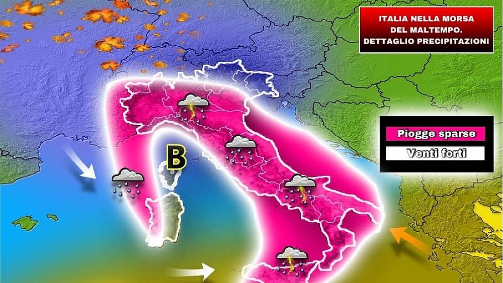 06112017 italia maltempo questa settimana