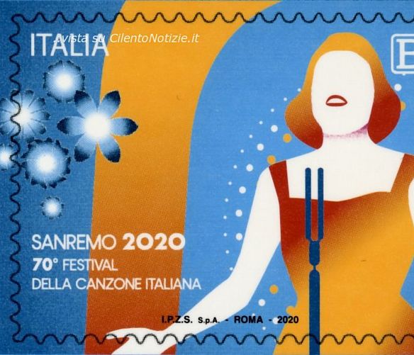 07022020 Francobollo SANREMO 2020