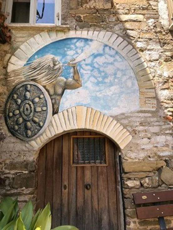 murales a piano vetrale