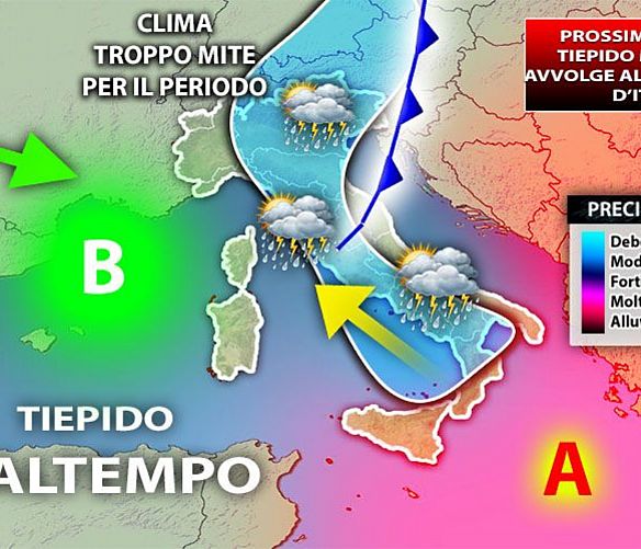 07112018 Prossime ore tiepido maltempo 071118