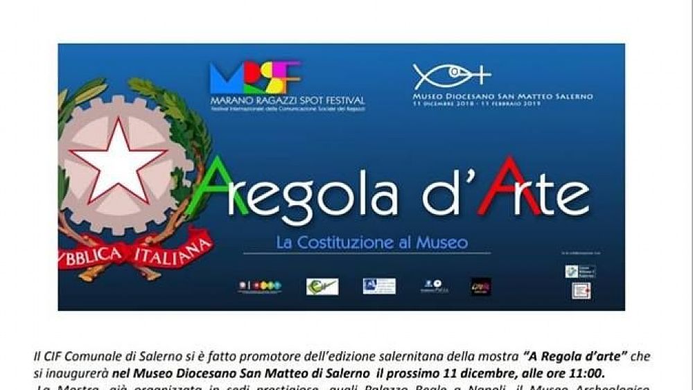 07122018 locandina a regola d arte