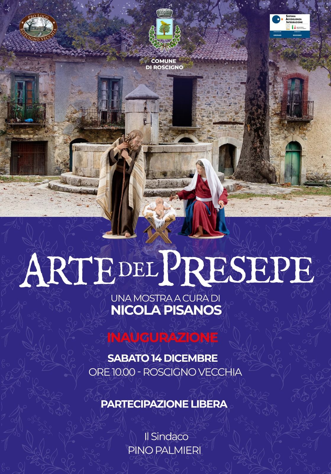 arte presepe roscigno locandina