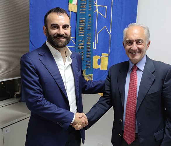 08032024 il sindaco daniele milano con il presidente carlo marino