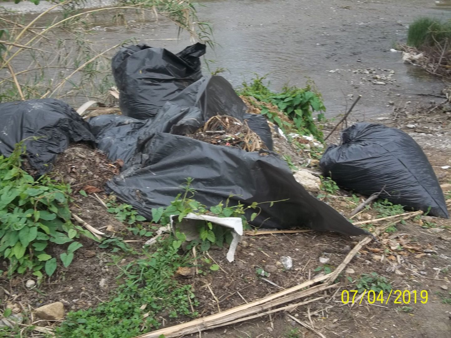 rifiuti in pieno parco del cilento