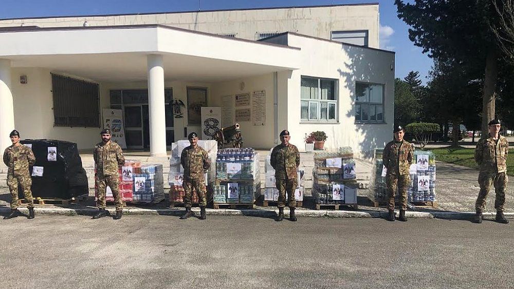 08042020 militari donazioni banco alimentare 08042020 militari donazioni banco alimentare