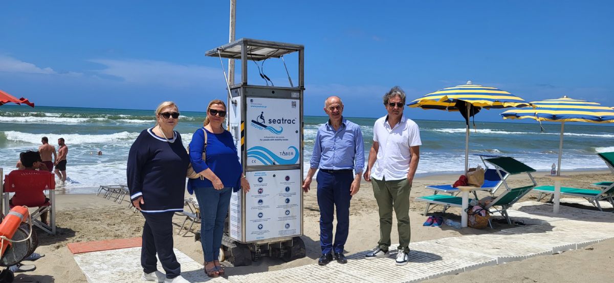 seatrac agropoli spiaggia solidale