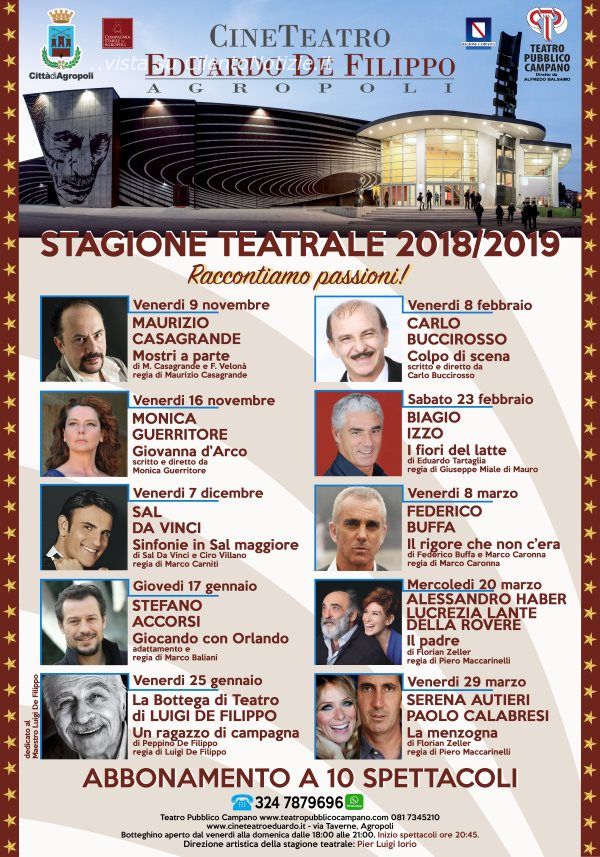 cartellone programma cineteatro de filippo agropoli