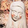 Cilento - Le ultime  Notizie foto - 08102013 madonnina di lourdes con sangue