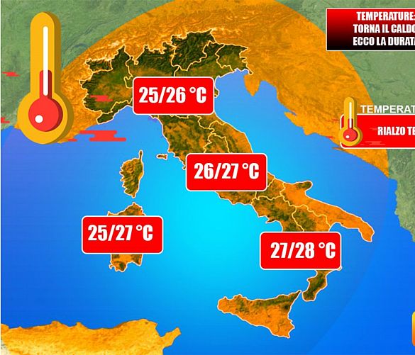 08102018 Temperature torna il caldo 081018
