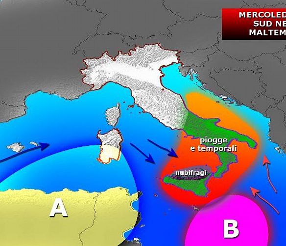 09012018 maltempo al sud