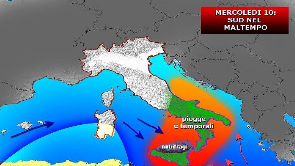 09012018 maltempo al sud