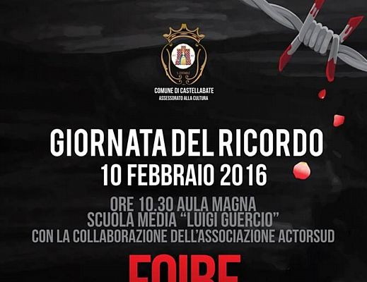 09022016 giorno del ricordo