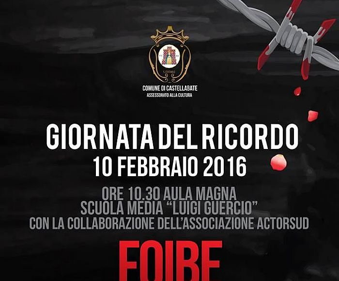 09022016 giorno del ricordo