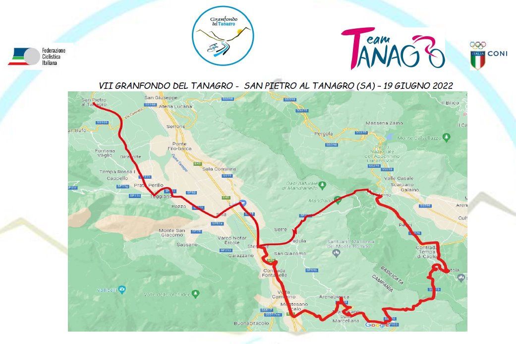 la mappa del percorso