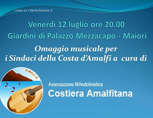 09072013 Locandina intervento musicale 12 luglio