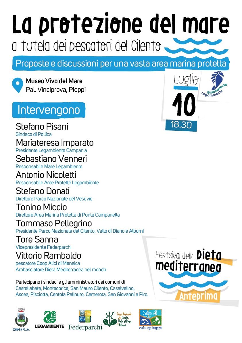 protezione del mare pescatori cilento